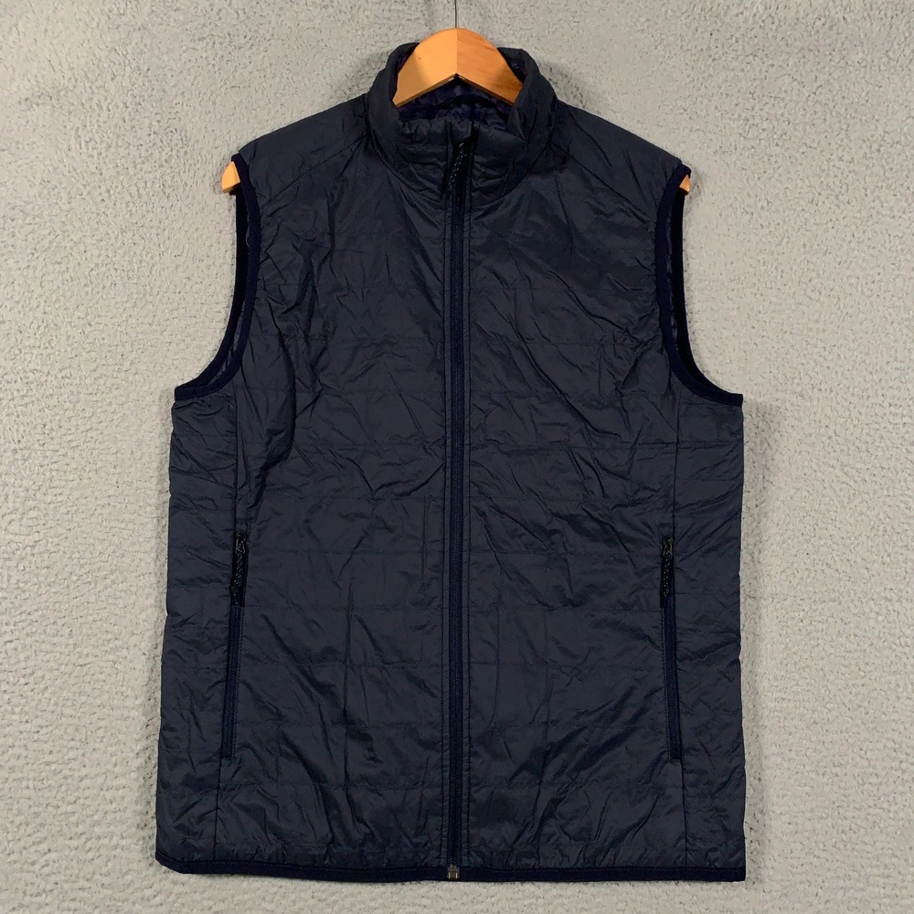 Icebreaker MerinoLoft Vest Men's Large L Navy Blue Merino Wool Fill Insulated